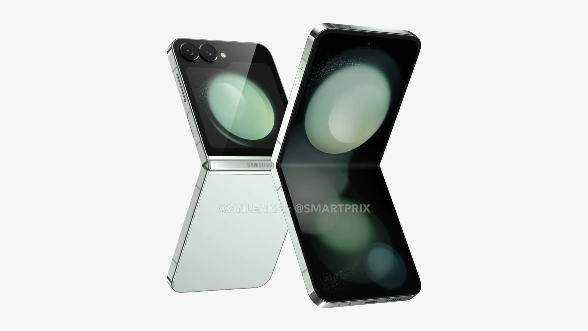 Novo Galaxy Z Flip 6 renderiza espelho Z Flip 5