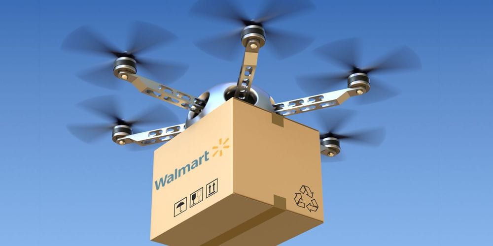 Walmart pretende enviar seus produtos via drones