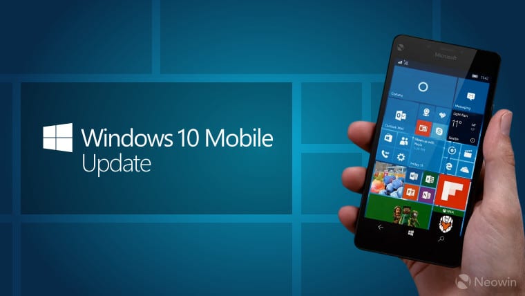 windows 10 mobile update