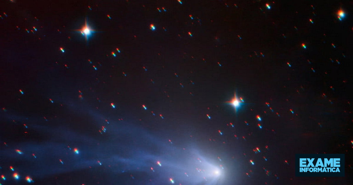 Ciência Observatório Europeu do Sul divulga imagem de raro “cometa azul”