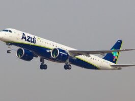 Pouso de emergência da Azul bloqueia Aeroporto de Confins na noite desta sexta-feira Azul