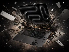 Macbook destruído